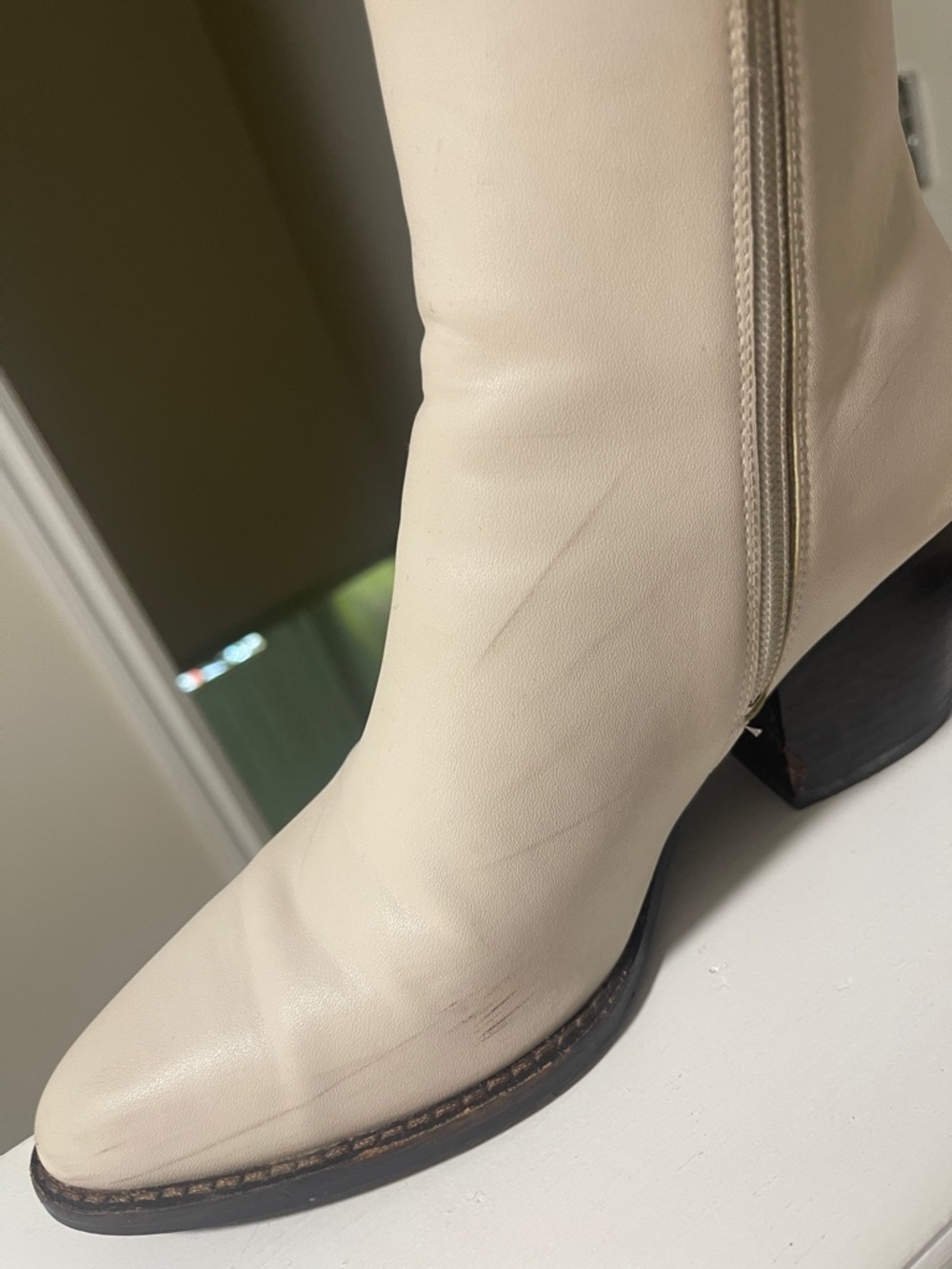 Women’s Ivory Coach Booties - Picture 3 of 7